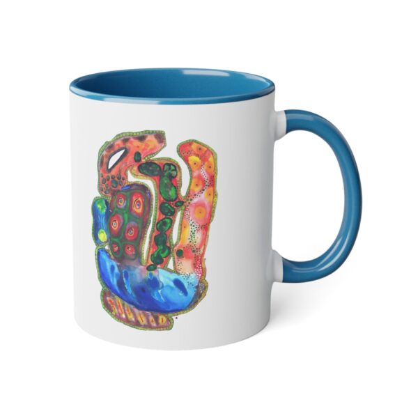 "A Thousand Eyes Looking In" Print on Coffee Mug