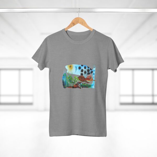 "The Garden Pond" Print on Woman's T-shirt