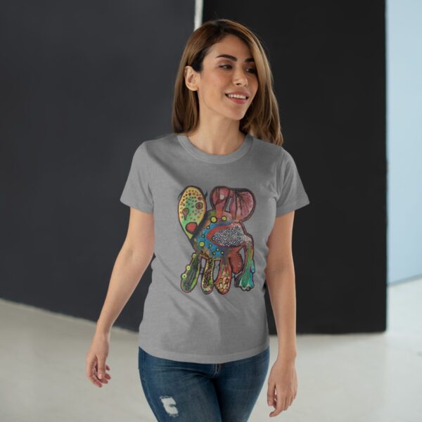 "Just Leaving" Print on Women's T-Shirt