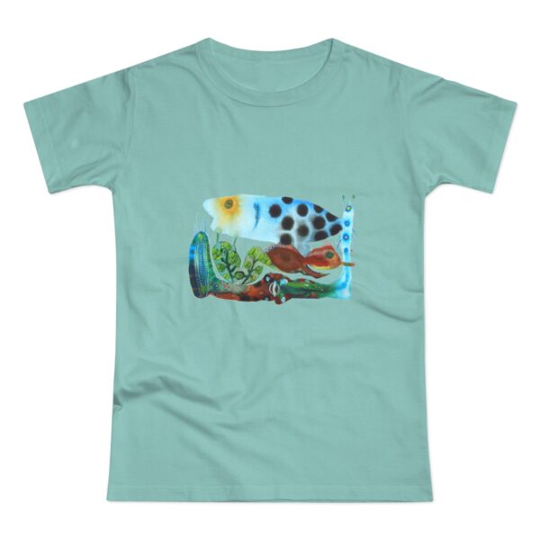 "The Garden Pond" Print on Woman's T-shirt