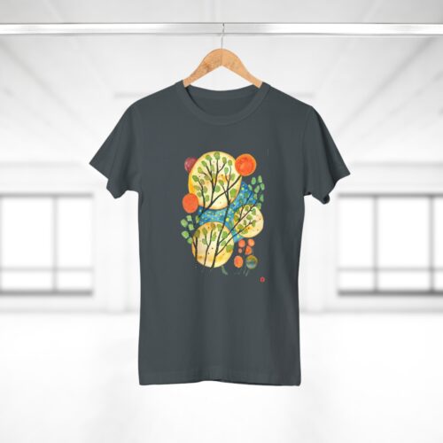 "Worlds" Print on Women's T-Shirt