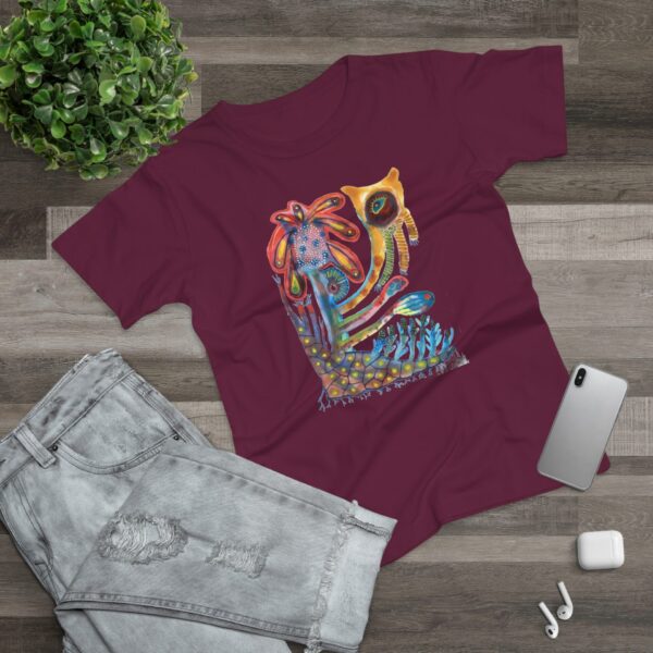 "Watchfulness" Print on T-Shirt for Women