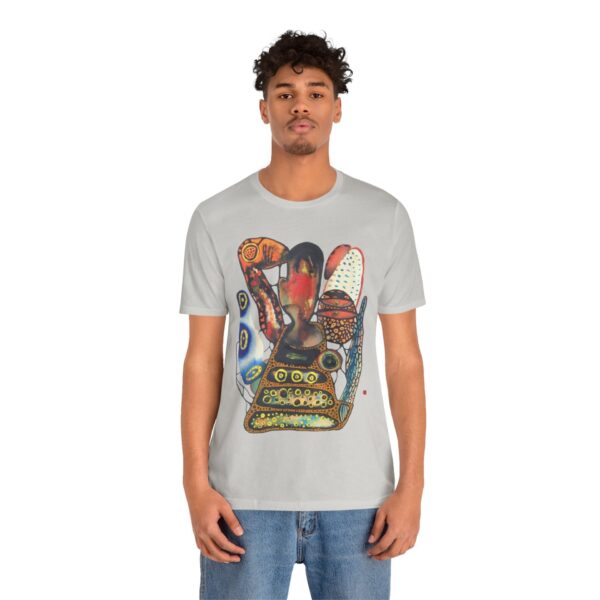 "Digging" Print on Unisex Short Sleeve Tee