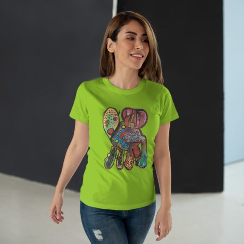 "Just Leaving" Print on Women's T-Shirt