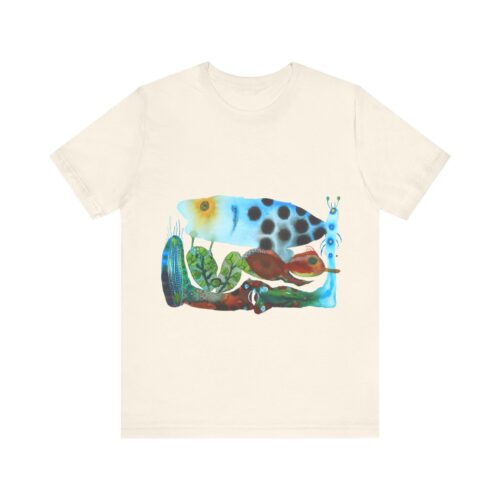 "The Pond in the Garden" Print on Unisex Tee