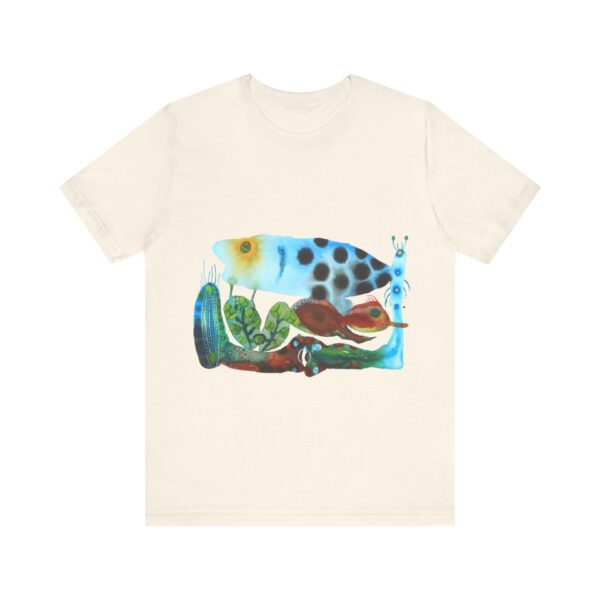"The Pond in the Garden" Print on Unisex Tee