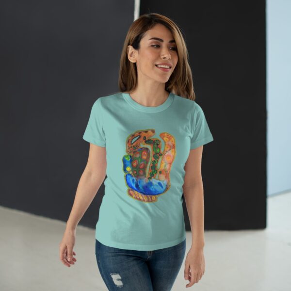 "A Thousand Eyes, Looking In" Print on Women's T-Shirt