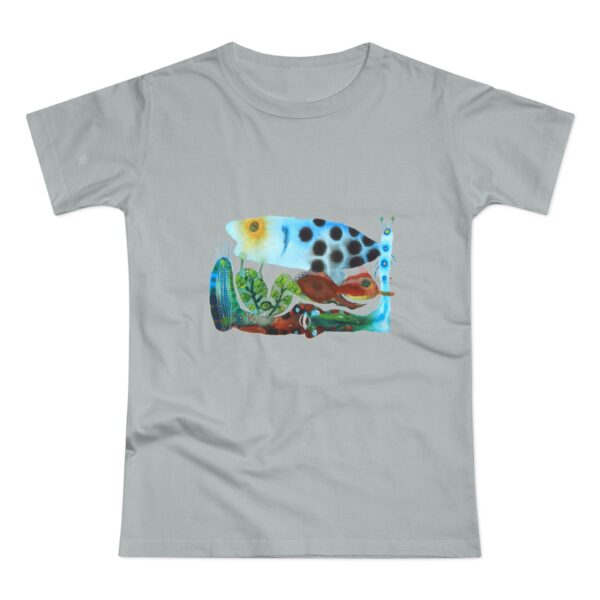 "The Garden Pond" Print on Woman's T-shirt