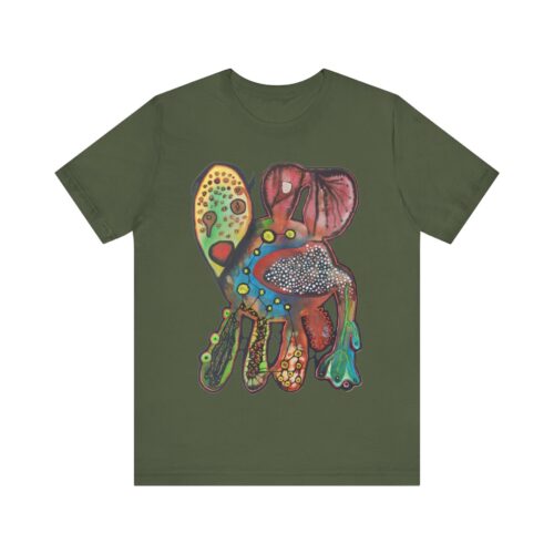"Just Leaving" Print on Unisex Tee