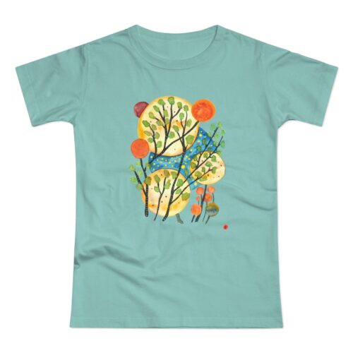 "Worlds" Print on Women's T-Shirt