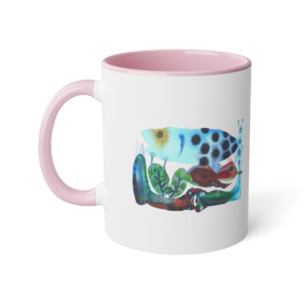 "The Garden Pond" Print on Coffee Mug