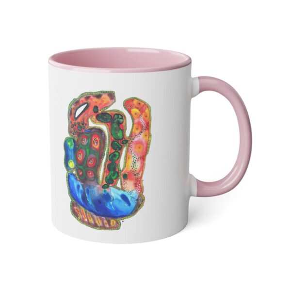 "A Thousand Eyes Looking In" Print on Coffee Mug