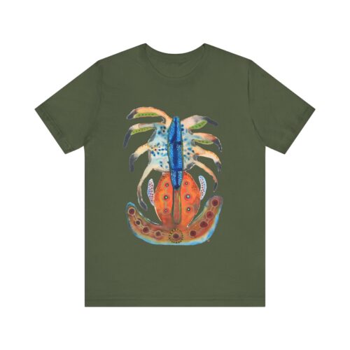 "Moulting" Print on Unisex Short Sleeve Tee