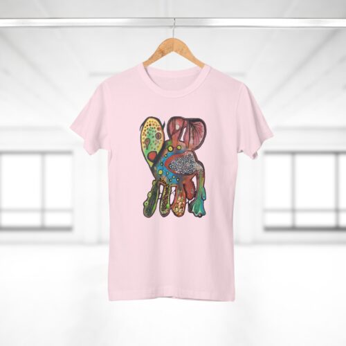 "Just Leaving" Print on Women's T-Shirt