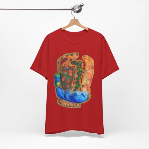 "A Thousand Eyes, Looking In" Print on Unisex T-Shirt