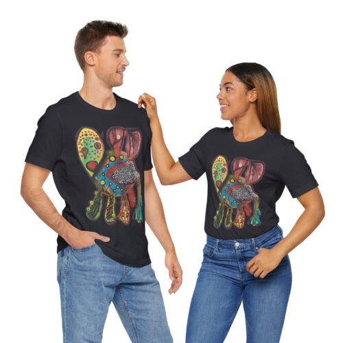 "Just Leaving" Print on Unisex Tee