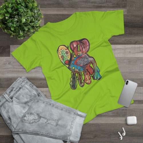 "Just Leaving" Print on Women's T-Shirt