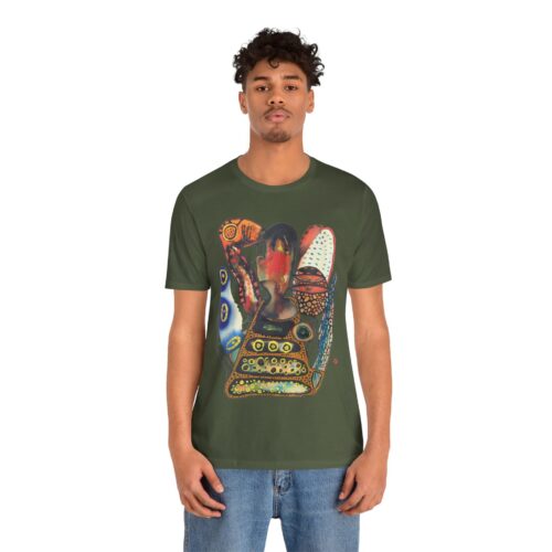 "Digging" Print on Unisex Short Sleeve Tee