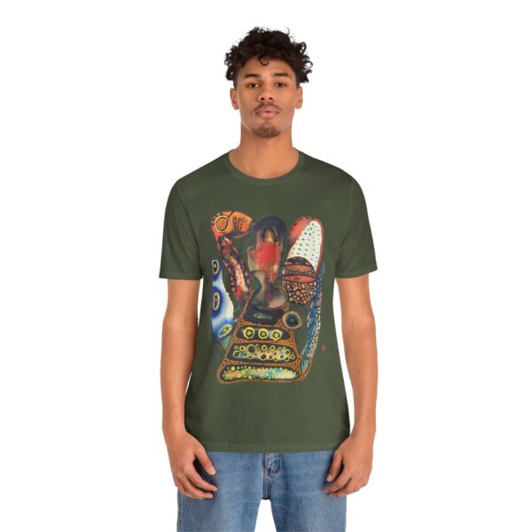 "Digging" Print on Unisex Short Sleeve Tee