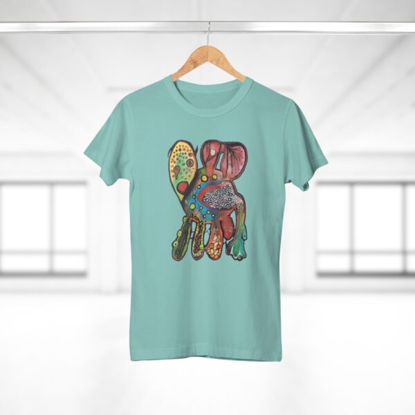"Just Leaving" Print on Women's T-Shirt
