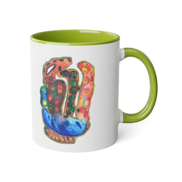 "A Thousand Eyes Looking In" Print on Coffee Mug