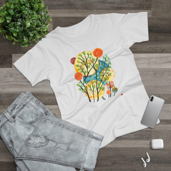 "Worlds" Print on Women's T-Shirt