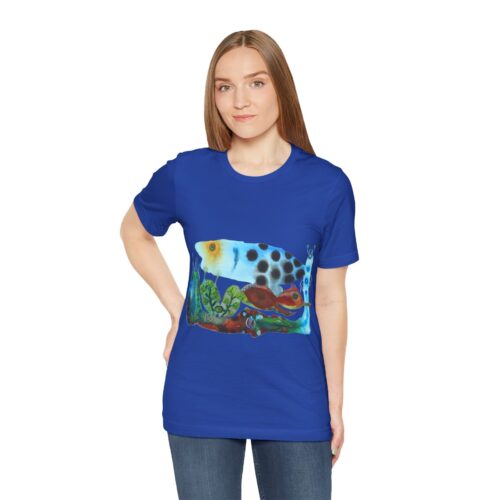 "The Pond in the Garden" Print on Unisex Tee