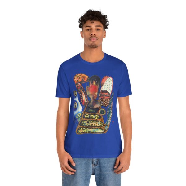 "Digging" Print on Unisex Short Sleeve Tee