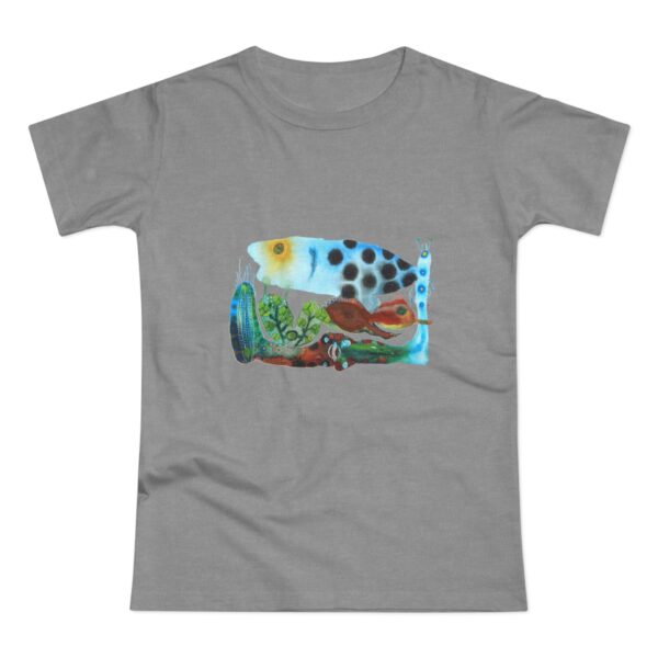 "The Garden Pond" Print on Woman's T-shirt