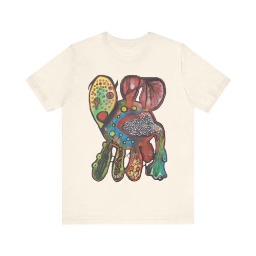 "Just Leaving" Print on Unisex Tee