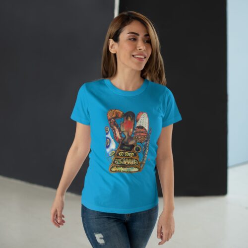 "Digging" Print on Women's T-Shirt