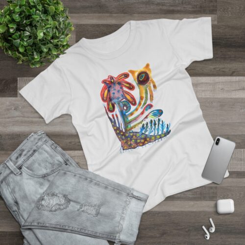 "Watchfulness" Print on T-Shirt for Women