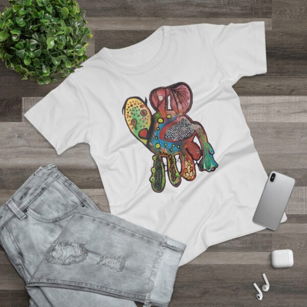 "Just Leaving" Print on Women's T-Shirt
