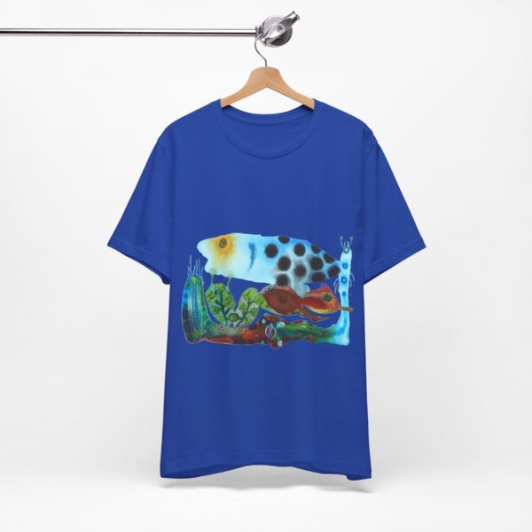"The Pond in the Garden" Print on Unisex Tee