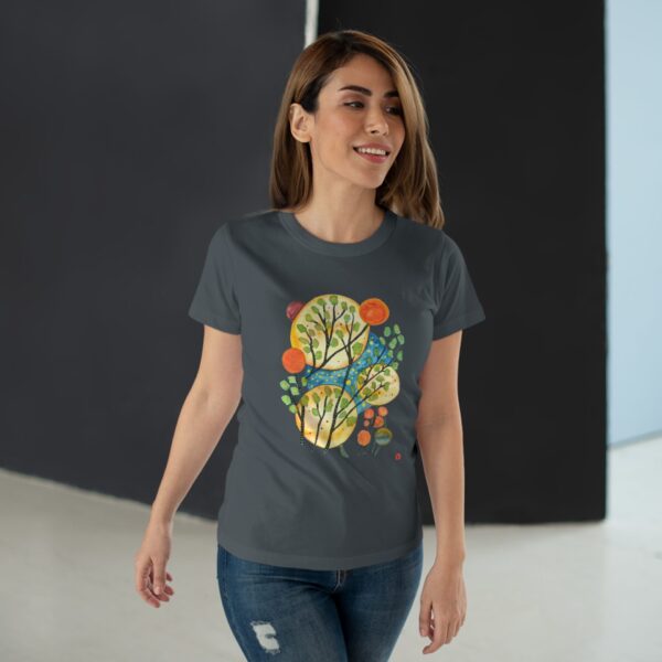 "Worlds" Print on Women's T-Shirt