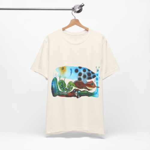 "The Pond in the Garden" Print on Unisex Tee