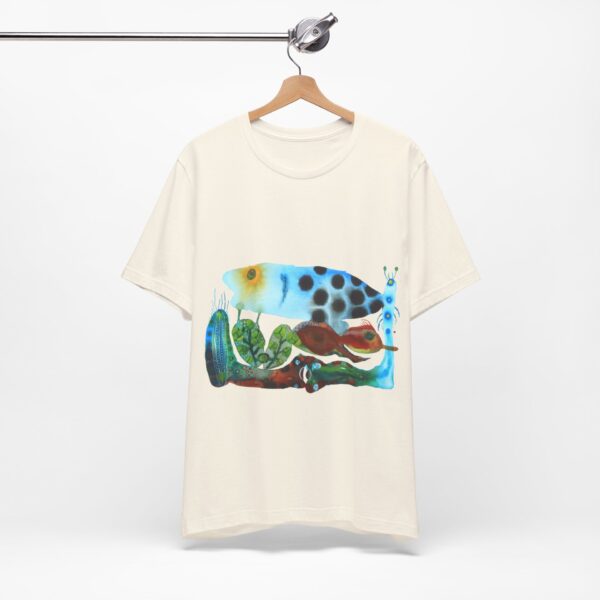 "The Pond in the Garden" Print on Unisex Tee