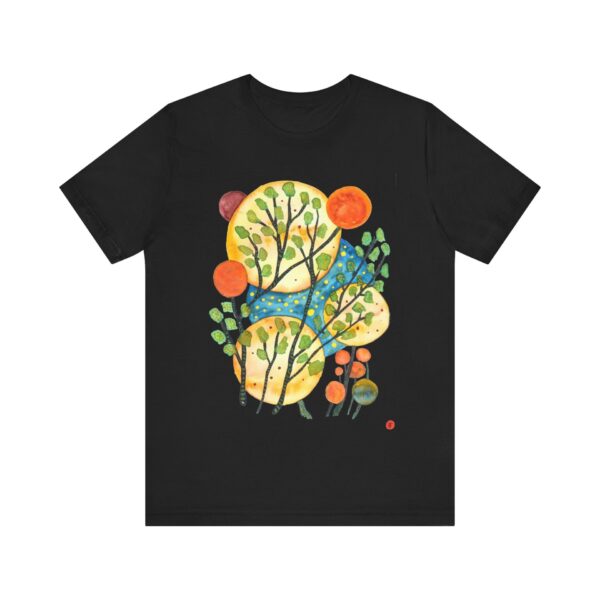 "Worlds" Print on Unisex Tee