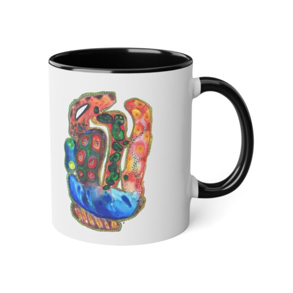 "A Thousand Eyes Looking In" Print on Coffee Mug