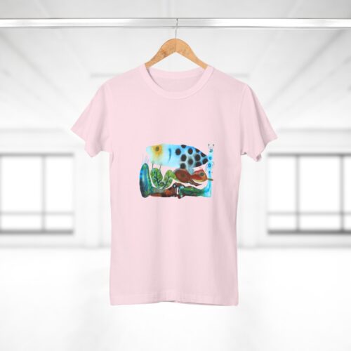 "The Garden Pond" Print on Woman's T-shirt