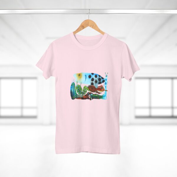 "The Garden Pond" Print on Woman's T-shirt