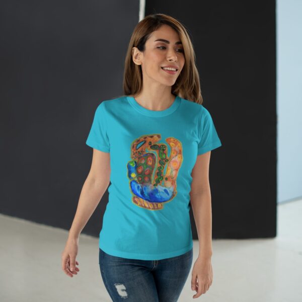 "A Thousand Eyes, Looking In" Print on Women's T-Shirt
