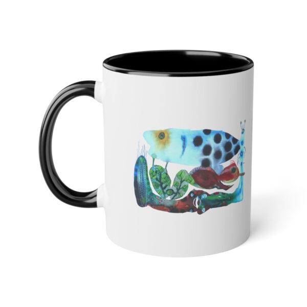 "The Garden Pond" Print on Coffee Mug