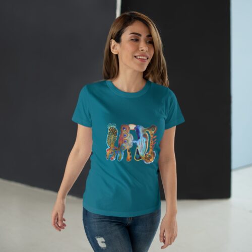 "The Parrot" Print on Women's T-Shirt