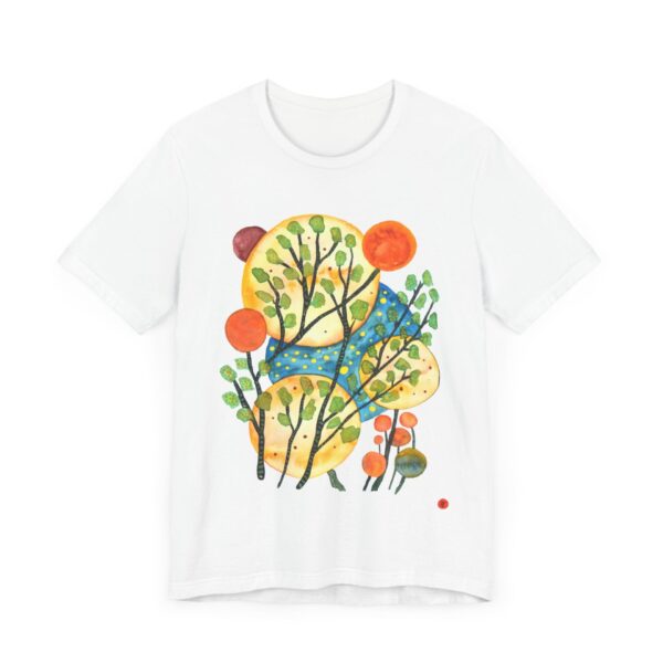 "Worlds" Print on Unisex Tee