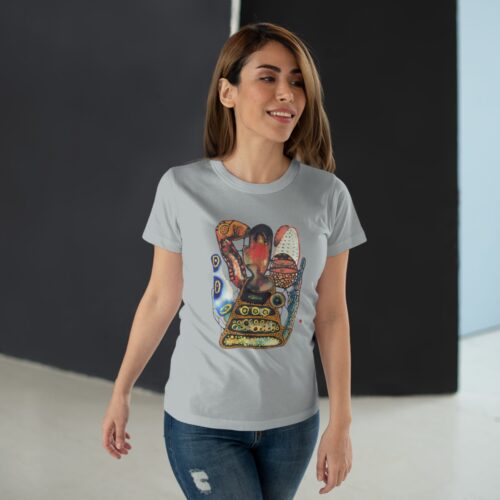 "Digging" Print on Women's T-Shirt
