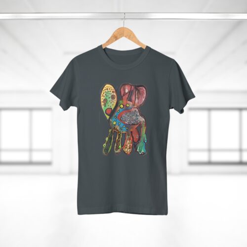 "Just Leaving" Print on Women's T-Shirt