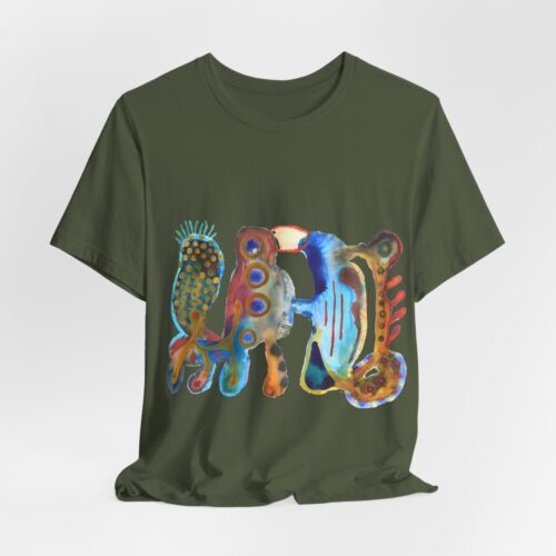"The Parrot" Print on Unisex Tee