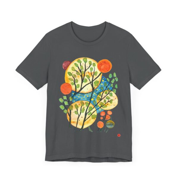 "Worlds" Print on Unisex Tee