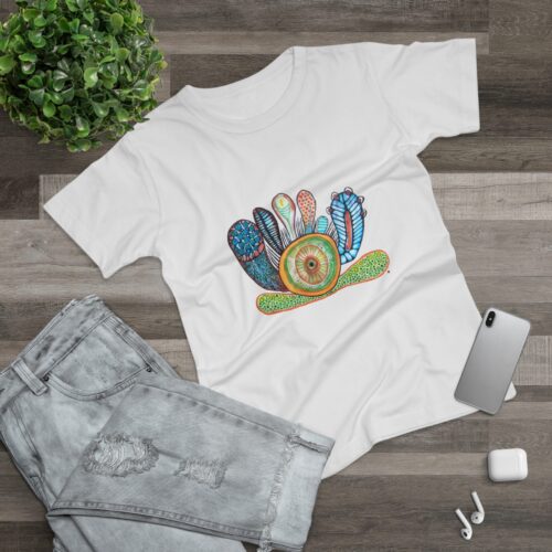 "Inside Out" Print on Woman's T-Shirt
